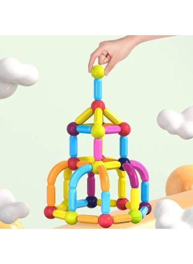 Magnetic Stick and Ball Building Blocks – 25 Pieces - Image 3